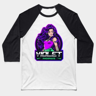 VioletPhosphate Logo Baseball T-Shirt